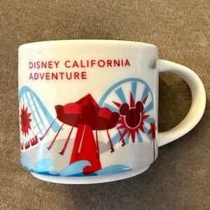 Starbucks Disney California Adventure Mug - Red and Blue